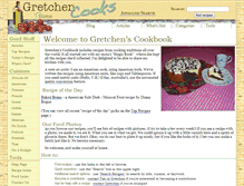 Tablet Screenshot of gretchencooks.com